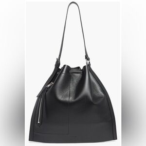 All Saints Convertible Leather Backpack